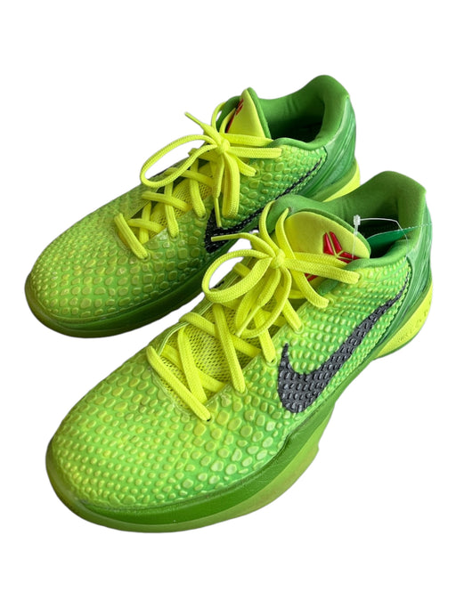 Nike Shoe Size 9 Neon Green Manmade Material Textured lace up Round Toe Shoes Neon Green / 9
