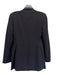 Gucci Size 42 Black Fleece Wool Hook & Eye Blazer Jacket Black / 42