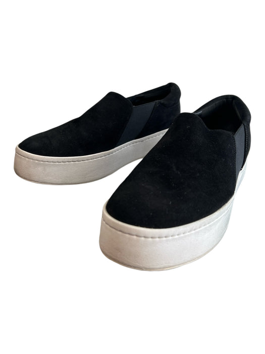 Vince Shoe Size 38 Black Suede Almond Toe Slip On Flatform Shoes Black / 38