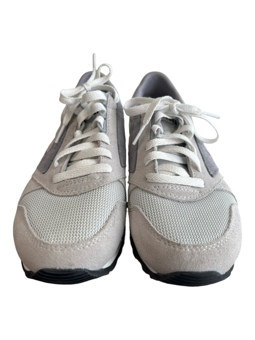 Brooks Shoe Size 8.5 Gray Suede & Nylon Low Top lace up Almond Toe Sneaker Shoes Gray / 8.5