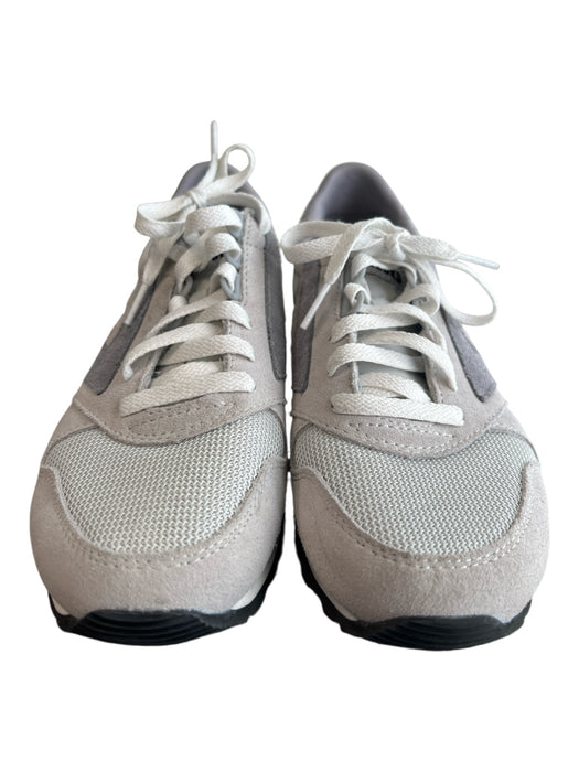 Brooks Shoe Size 8.5 Gray Suede & Nylon Low Top lace up Almond Toe Sneaker Shoes Gray / 8.5