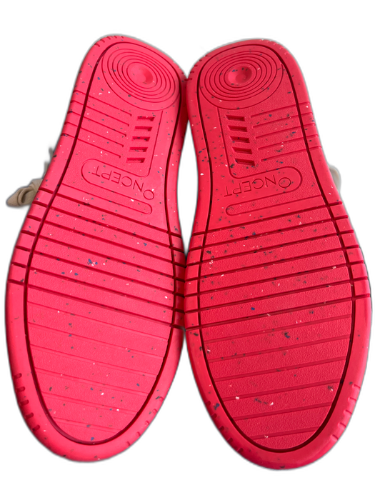 Oncept Shoe Size 8.5 Red & Yellow Manmade Material Almond Toe Lace Up Shoes Red & Yellow / 8.5