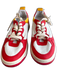 Oncept Shoe Size 8.5 Red & Yellow Manmade Material Almond Toe Lace Up Shoes Red & Yellow / 8.5