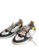 Oncept Shoe Size 8.5 Navy Blue & Yellow Manmade Material Almond Toe Shoes Navy Blue & Yellow / 8.5