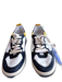Oncept Shoe Size 8.5 Navy Blue & Yellow Manmade Material Almond Toe Shoes Navy Blue & Yellow / 8.5