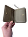 Tory Burch Brown Manmade Material Snap & Zipper Logo small Gold Hardware Wallets Brown