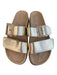 Paul Green Shoe Size 11 Gold Suede Platform Buckle Detail Metallic Shoes Gold / 11