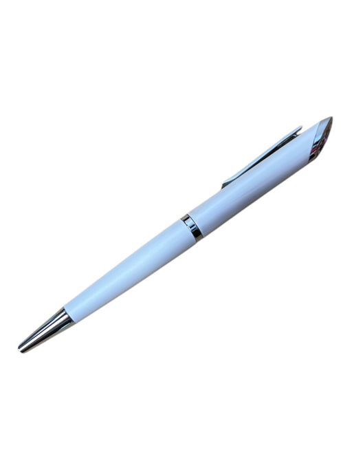 Swarovski White Metal Crystal Pen Black Ink Accessories - Women White