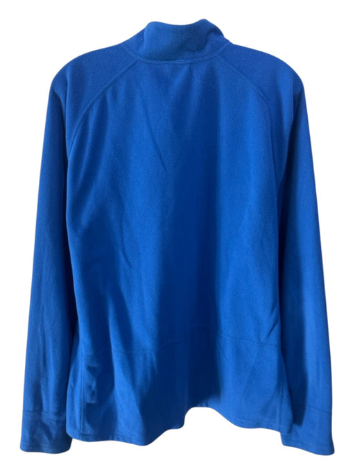 The North Face Size XL Blue Synthetic fleece Quarter Zip Men's Long Sleeve Shirt Blue / XL