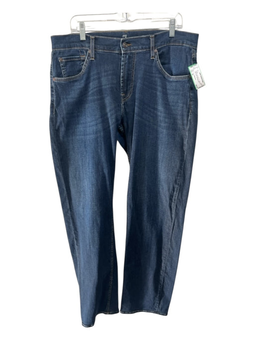 7 For All Mankind Size 36 medium dark wash Cotton Blend Solid Jean Men's Pants medium dark wash / 36
