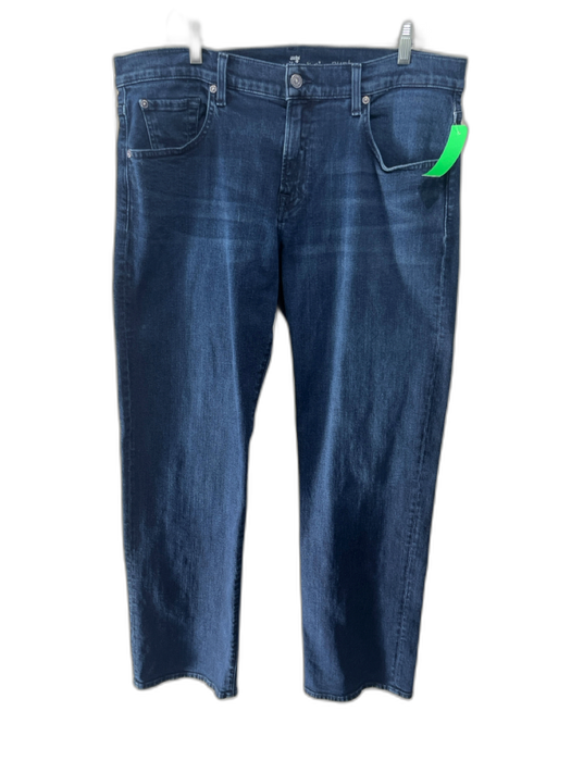 7 For All Mankind Size 36 med light wash Cotton Blend Solid Jean Men's Pants med light wash / 36