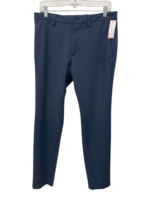 Theory Size Est 31 Gray Synthetic Solid Athletic Khakis Men's Pants Gray / Est 31