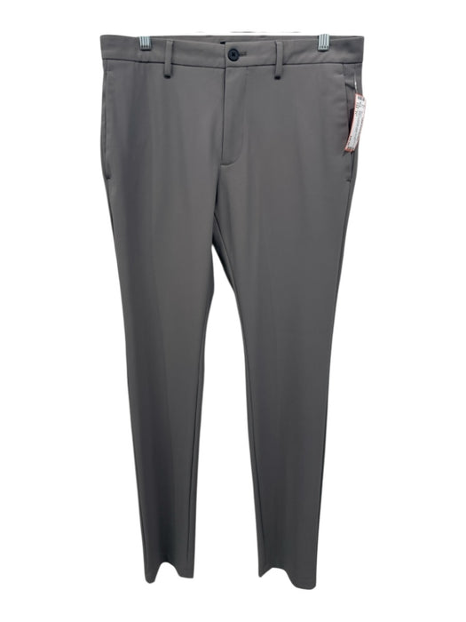 Theory Size 31 Gray Synthetic Solid Athletic Khakis Men's Pants Gray / 31