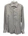 Eton Size S Tan & Gray Print Cotton Houndstooth Button up Long Sleeve Shirt Tan & Gray Print / S