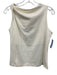 COS Size S White Cotton Sleeveless Twist Detail Top White / S