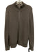 Theory Size M Gray Cotton Knit Zip UP Men's Sweater Gray / M