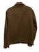 Theory Size M Dark Brown Wool Blend Solid Zip UP Men's Jacket Dark Brown / M