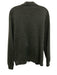Theory Size M Green Wool Blend Heathered Zip Up Men's Sweater Green / M