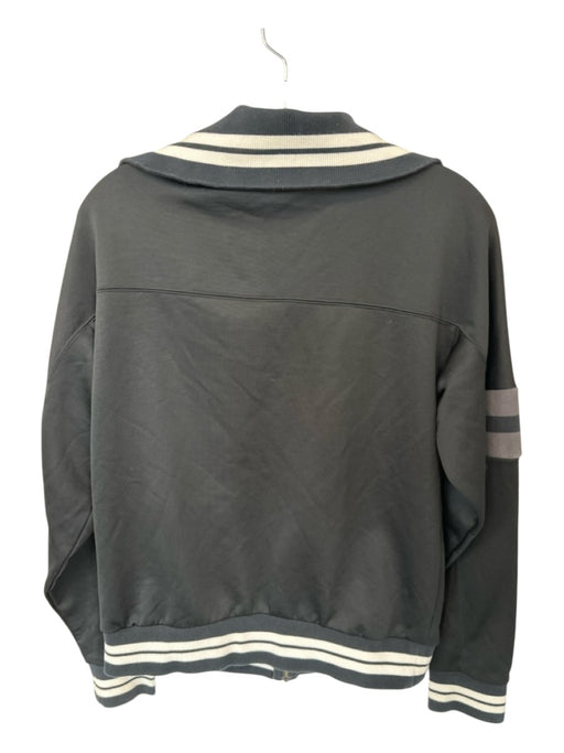 Puma x Rhude NWT Size S Black & White Cotton Blend Collar Full Zip Men's Jacket Black & White / S