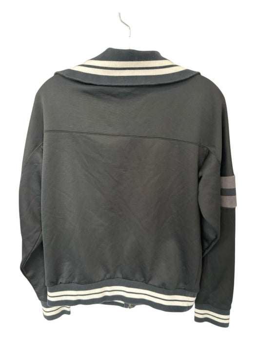 Puma x Rhude NWT Size S Black & White Cotton Blend Collar Full Zip Men's Jacket Black & White / S