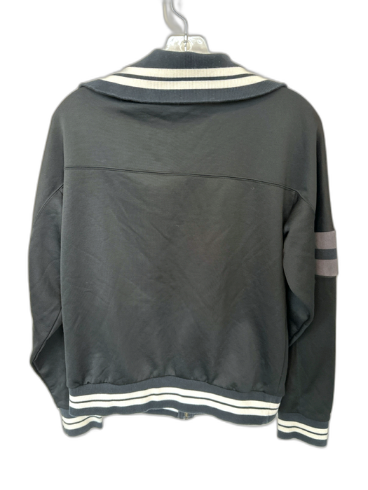 Puma x Rhude NWT Size S Black & White Cotton Blend Collar Full Zip Men's Jacket Black & White / S