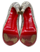 Christian Louboutin Shoe Size 37 Gray & White Snake Leather Platform Pumps Gray & White / 37