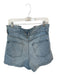 Veronica Beard Size 28 Light Wash Cotton Denim High Waist Paper Bag Shorts Light Wash / 28