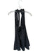 Zara Size 8 Black & White Cotton Blend Halter Neck Polka Dot Pleated Mini Dress Black & White / 8