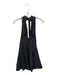 Zara Size 8 Black & White Cotton Blend Halter Neck Polka Dot Pleated Mini Dress Black & White / 8