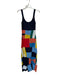 Staud Size S Multi Viscose & Nylon Knit Abstract Maxi Dress Multi / S