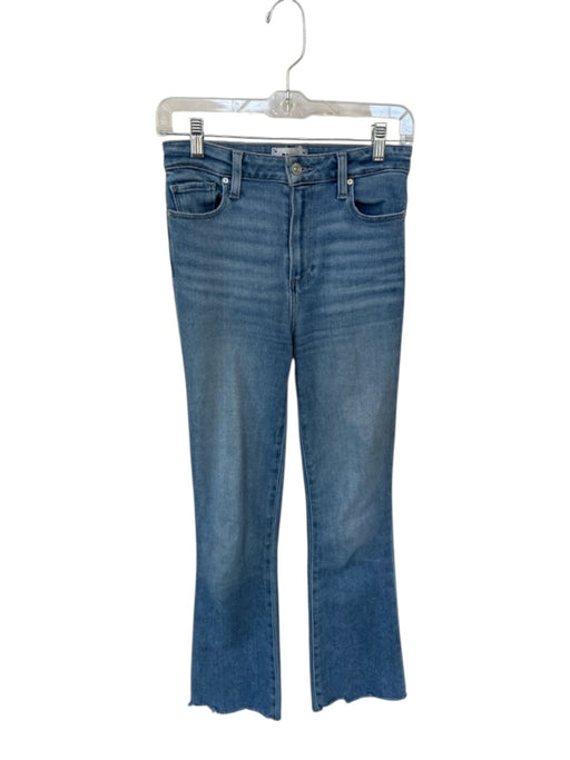 Paige Size 25 Light Wash Cotton Blend Denim Bootcut High Waist Jeans Light Wash / 25