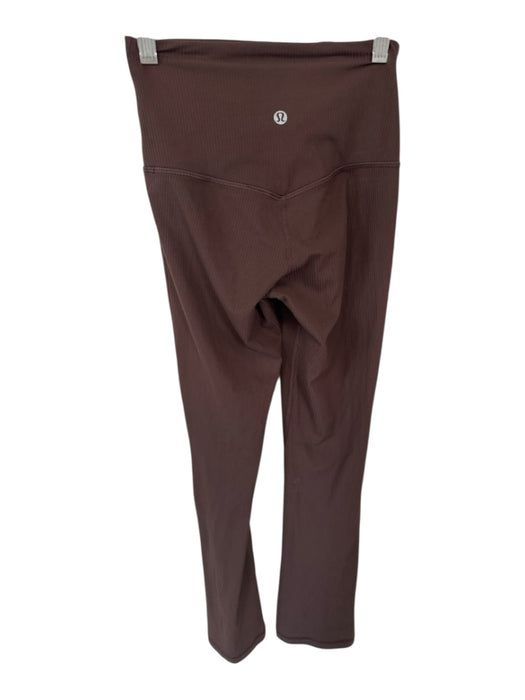 Lululemon Size 2 Brown Waist Band Ribbed Flare Athletic Leggings Brown / 2