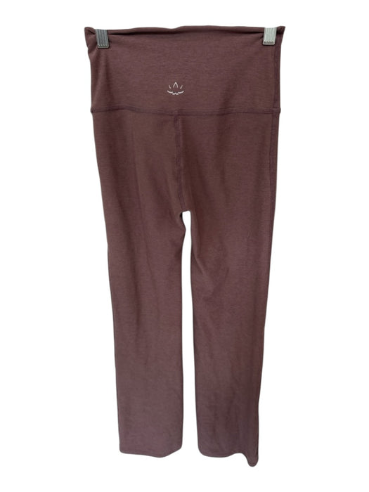 Beyond Yoga Size S Brown Polyester Blend High Waist Flare Athletic Leggings Brown / S