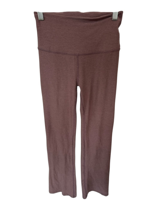 Beyond Yoga Size S Brown Polyester Blend High Waist Flare Athletic Leggings Brown / S