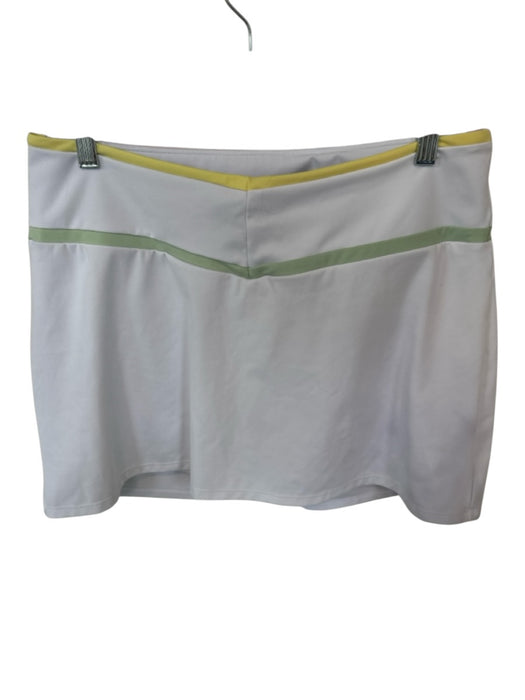 New Balance x Staud Size M White & Multi Waist Band Athletic Skort White & Multi / M