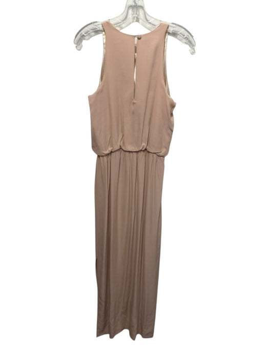 Natalie Deayala Size M Blush Beige No Fabric Tag Sleeveless Keyhole Back Dress Blush Beige / M