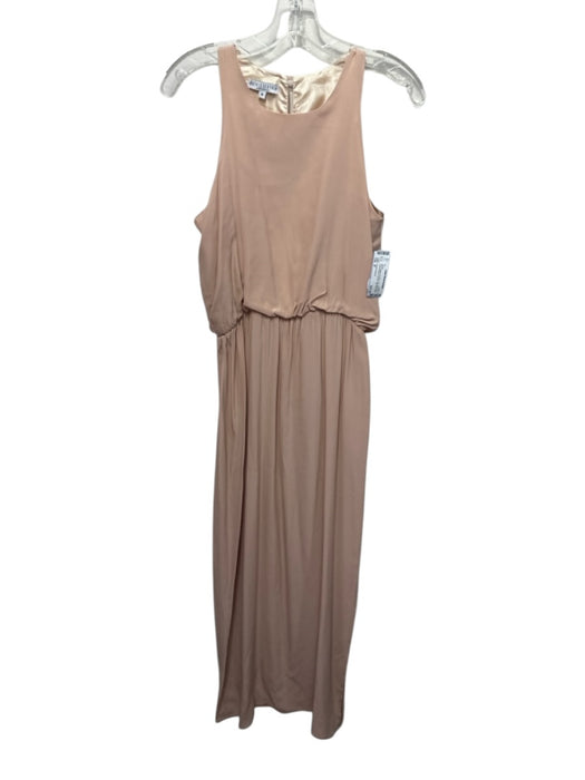 Natalie Deayala Size M Blush Beige No Fabric Tag Sleeveless Keyhole Back Dress Blush Beige / M