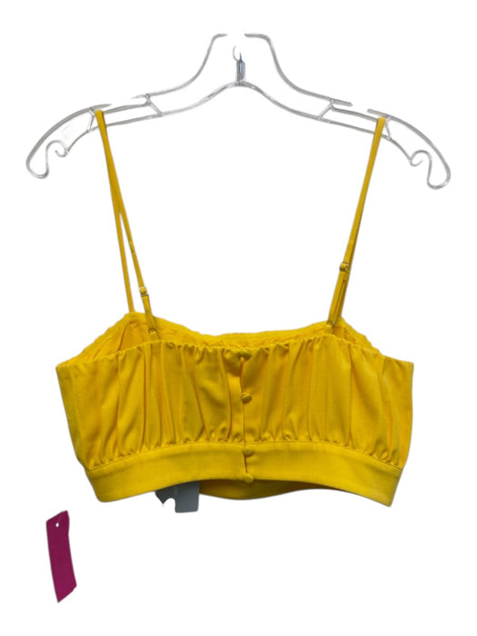Antonio Melani Size 4 Yellow Polyester Blend Gathered Crop Maxi Skirt Set Yellow / 4