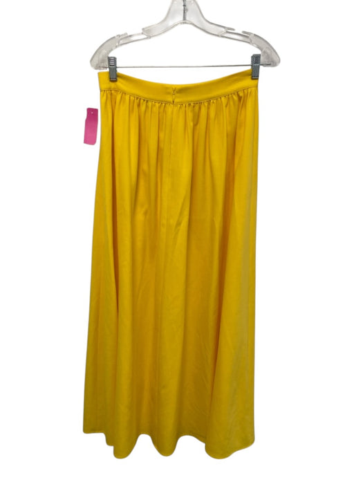 Antonio Melani Size 4 Yellow Polyester Blend Gathered Crop Maxi Skirt Set Yellow / 4