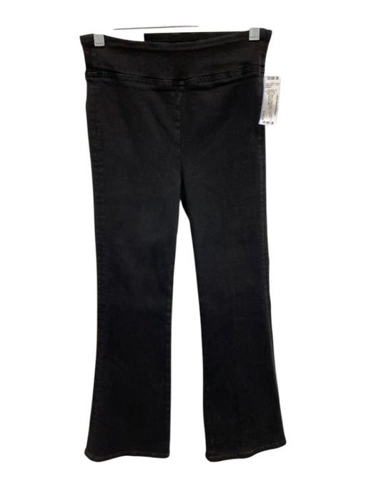 Frame Size 1 Black Cotton Denim High Rise Boot Cut Crop Jeans Black / 1