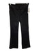 Frame Size 1 Black Cotton Denim High Rise Boot Cut Crop Jeans Black / 1
