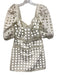 Lovers + Friends Size S White Polyester Short Puff Sleeve Square Neck Mini Dress White / S