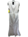 Michael Costello x Revolve Size L Cream White Polyester Blend Sleeveless Gown Cream White / L
