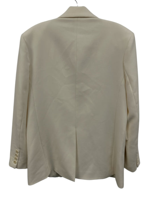 Dissh Size 2/6 Cream White Polyester Blend Long Sleeve Button Front Pant Set Cream White / 2/6