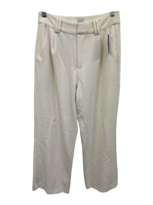 Dissh Size 2/6 Cream White Polyester Blend Long Sleeve Button Front Pant Set Cream White / 2/6