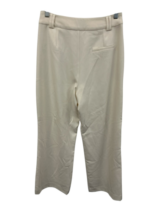 Dissh Size 2/6 Cream White Polyester Blend Long Sleeve Button Front Pant Set Cream White / 2/6