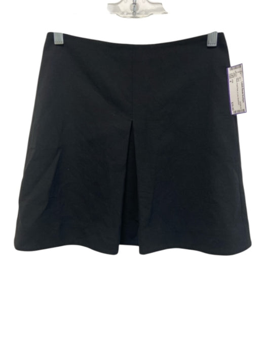 COS Size 4 Black Front Pleat A Line Skirt Black / 4