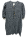 J. Crew Size XXS Black, White, Gray Cotton Flannel Gingham Half Button Dress Black, White, Gray / XXS