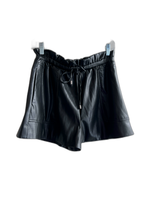 Majorelle Size Small Black Polyester Side Pockets Drawstring Waist Shorts Black / Small