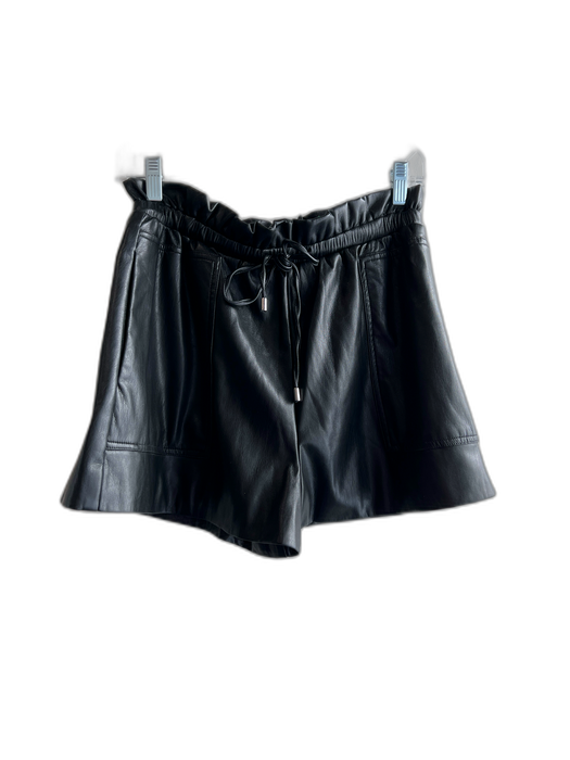 Majorelle Size Small Black Polyester Side Pockets Drawstring Waist Shorts Black / Small